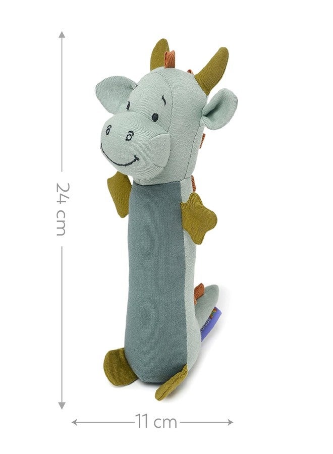 Mi Arcus Animal Stuffed Rattle Plush Soft Toys 14x24x11 cm for Baby Girls Boys Kids - Image 3